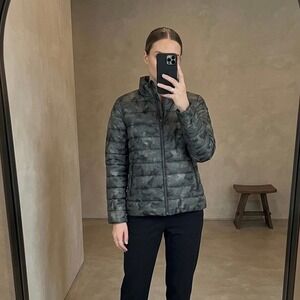 Rino&Pelle Puffer Jacket Womens Us Size 10 Camo Modern Contemporary Outdoor